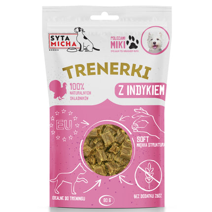 Syta Micha Turkey Trainer - Low-Fat and Low-Calorie Training Treats for Dogs