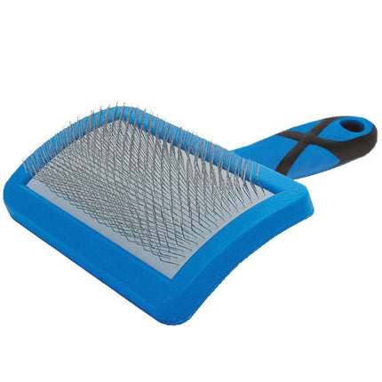 Groom Professional Soft Curved Slicker Brush - Large Poodle Brush