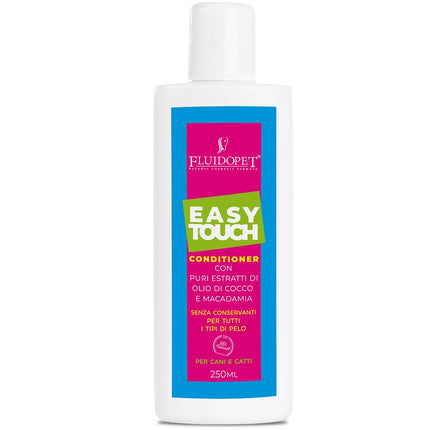 FluidoPet Easy Touch Conditioner - professional, efficient softening conditioner with macadamia and coconut oil, for dogs and cats - 250 ml