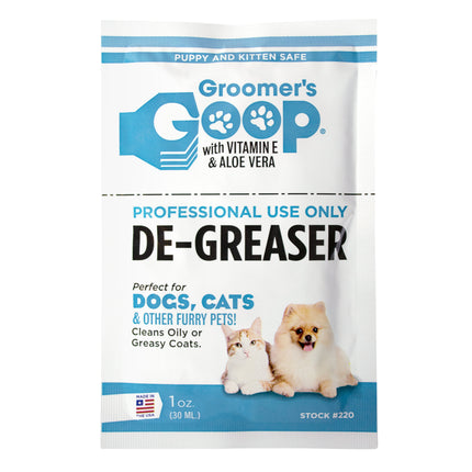 Groomer's Goop De-Greaser Cream - degreasing paste for dog and cat fur, removes stains and unpleasant odors