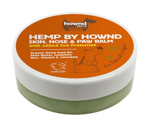 Hemp by Hownd Skin, Nose & Paw Balm - year-round balm for skin, nose, and paws with SPF8 sunscreen filter