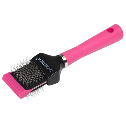 Show Tech Flex Groom Professional Slicker Soft - double-sided and flexible poodle brush, soft - Small