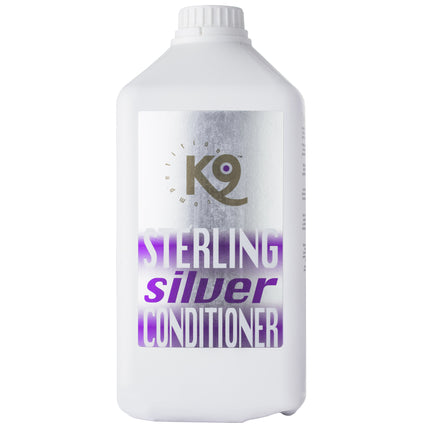 K9 Sterling Silver Conditioner - conditioner for white and silver fur, color revitalizing, concentrate 1:40 - 2.7L