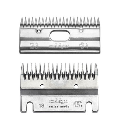 Heiniger 18/23 - complete blade set for horses with very dirty coats, cutting height