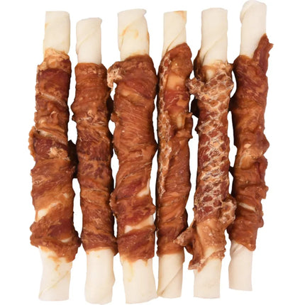 Flamingo R'hide Sticks Duck - dog treats, small sticks wrapped in duck