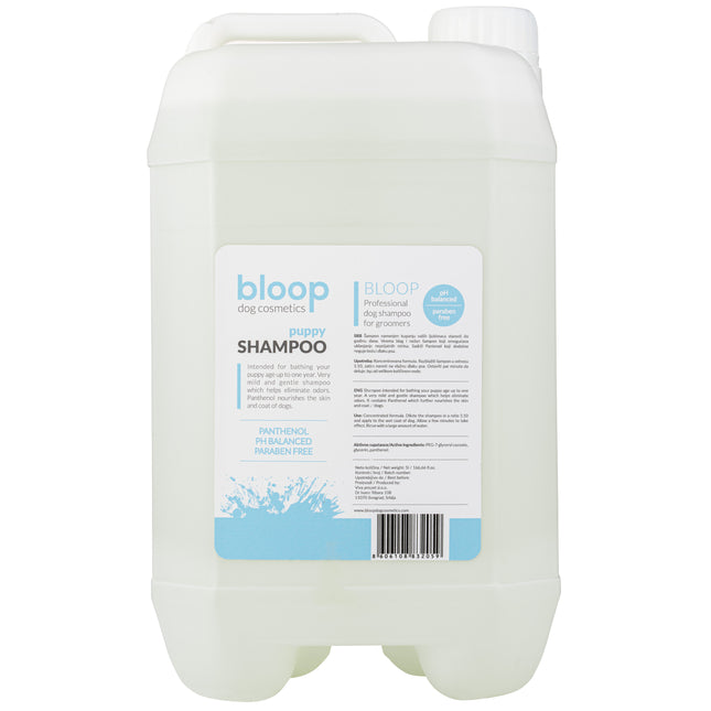 Bloop Puppy Shampoo - gentle shampoo for puppies with panthenol, concentrate 1:10