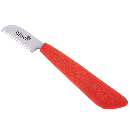 Blovi Professional Stripping Knife - professional trimmer with a comfortable foam handle, Japanese steel