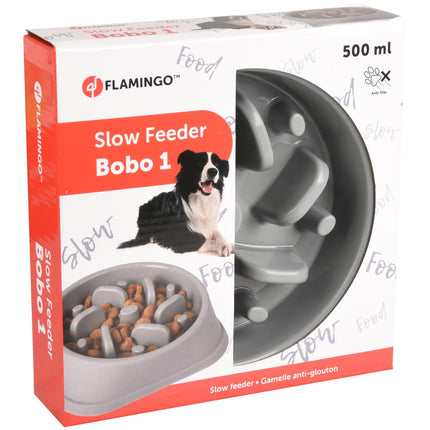 Flamingo Slow Feeder Bobo 1 - Slow Feeding Bowl