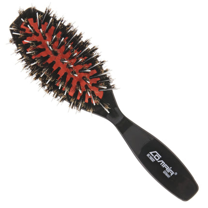 Comair Oval - small plastic brush with boar bristles and nylon