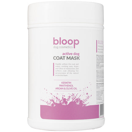 Bloop Active Dog Coat Mask Keratin - smoothing mask for dogs, facilitates detangling