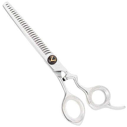 P&W Alien Hand Made Chunker - professional single-sided thinning shears with micro-grind, 28 teeth