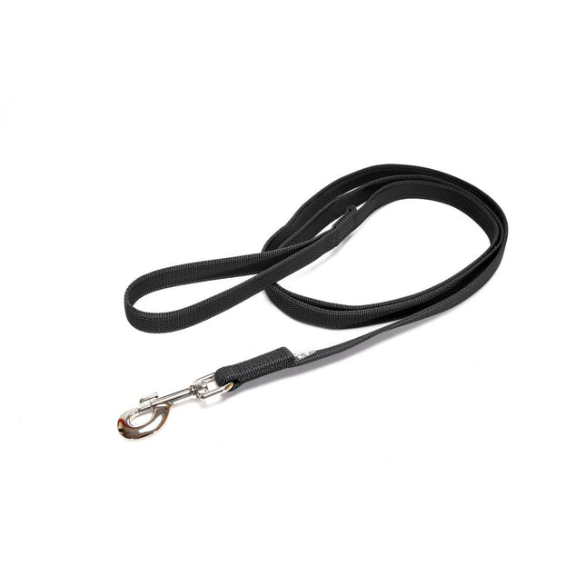 Julius K9 Color & Gray Supergrip Leash With Handle Black - training leash with handle, black, non-slip