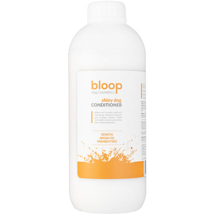 Bloop Shiny Dog Conditioner - shining and nourishing conditioner for dogs with argan oil and keratin