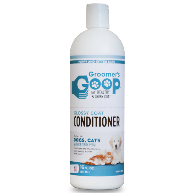 Groomer's Goop Glossy Coat Conditioner - moisturizing conditioner for dogs and cats, for oily fur