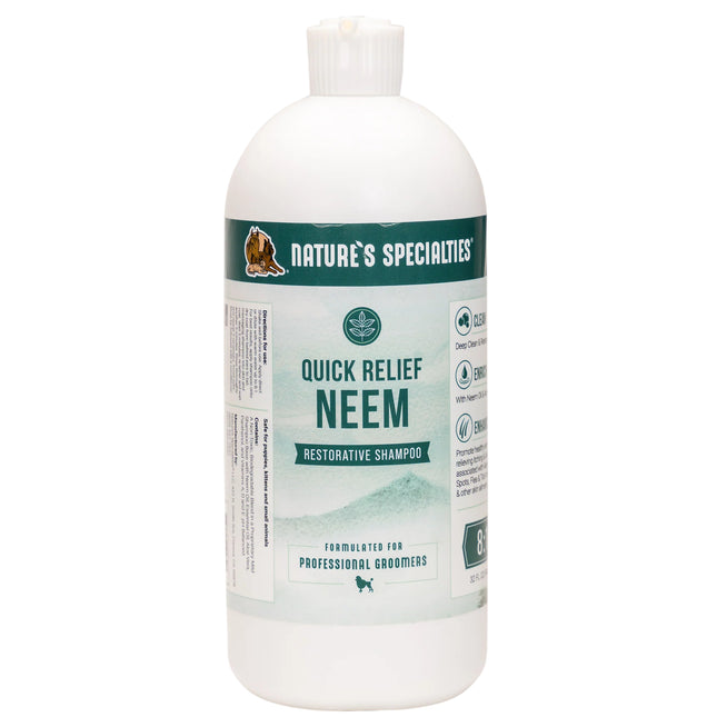 Nature's Specialties Quick Relief Shampoo - medicinal shampoo for dogs and cats, with neem oil, concentrate 1:8