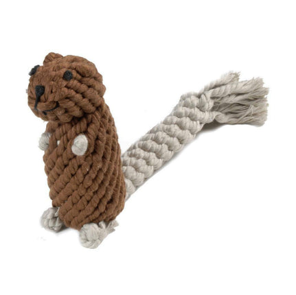 Record Cotton Squirrel - rope chew toy for dogs