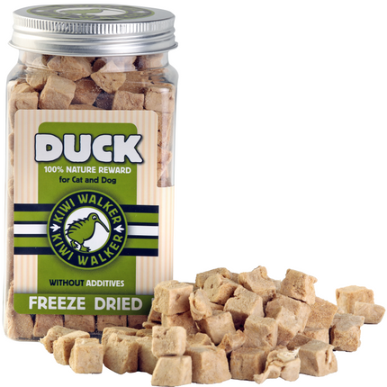 Kiwi Walker Snacks Duck - 100% Duck, freeze-dried, natural treats for dogs and cats