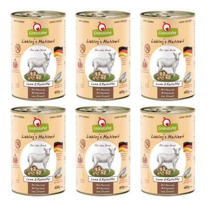 GranataPet Lamb & Potato - grain-free wet dog food, lamb and potatoes