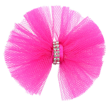 Blovi Bow tulle bow with rhinestones