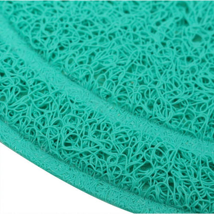 Blovi Non-Slip Pet Bowl Mat - Anti-Slip Mat for Bowls - Sea Color