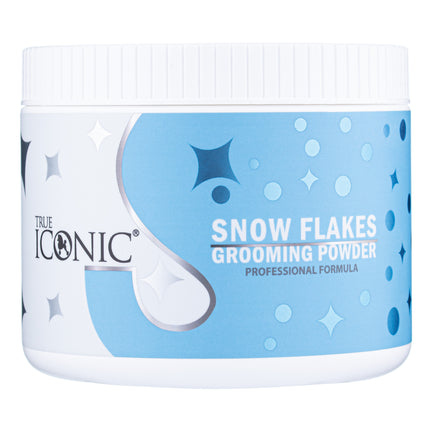 True Iconic Snow Flakes Powder - soft grooming powder for dogs and cats