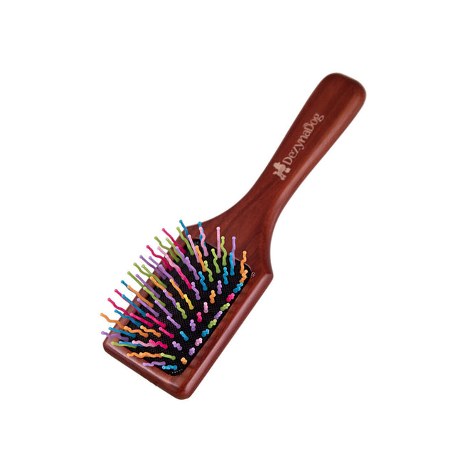 DezynaDog Small Detangling Brush - brush with wavy pins