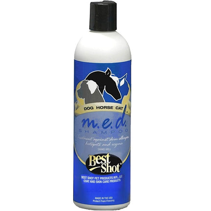 Best Shot M.E.D. Shampoo - herbal therapeutic shampoo for problem skin, for dogs, cats, horses, concentrate 1:10