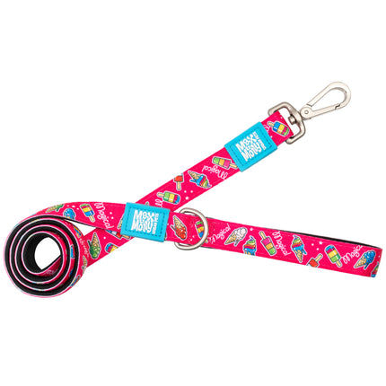 Max&Molly Short Leash Magical - colorful urban leash for dogs, ice cream pattern, 120cm