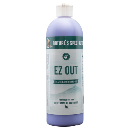 Nature's Specialties EZ Out Shampoo - undercoat removal support shampoo for dogs and cats, concentrate 1:16