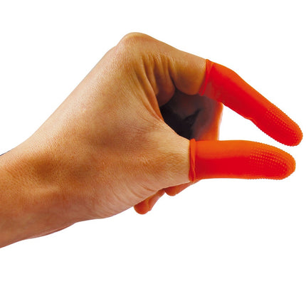 Show Tech Grippy Fingers Medium Finger 25 pcs - reusable rubber fingers for trimming with a non-slip coating, medium size