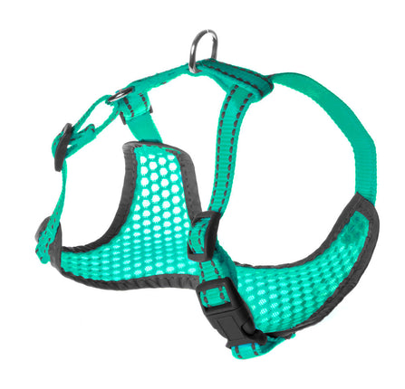 Record Fluo Harness - breathable mesh harness for dogs, with reflectors