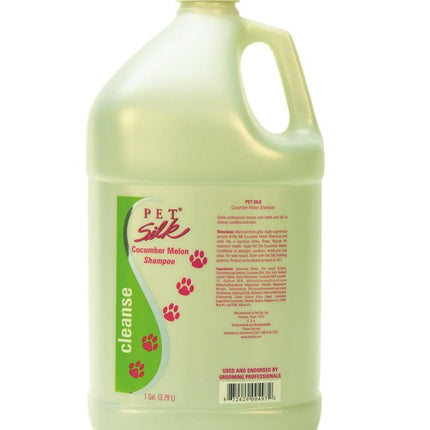 Pet Silk Cucumber Melon Shampoo - universal strengthening hair shampoo with the scent of cucumber and sweet melon, concentrate 1:16