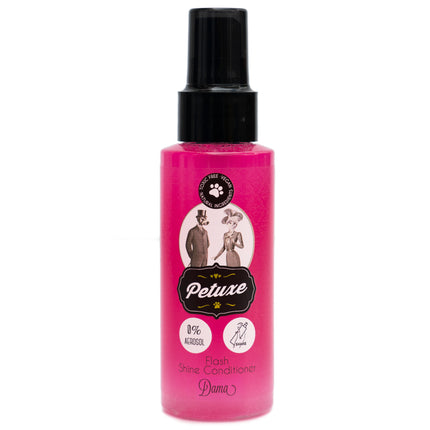 Petuxe Flash Shine Conditioner Dama - scented two-phase conditioner for dogs and cats, facilitates detangling and adds shine.