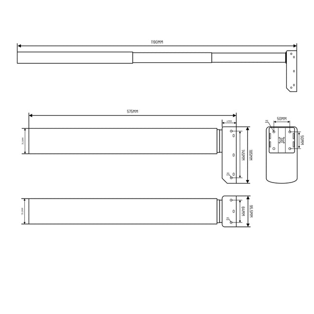 Grooming Table Lifting Column - Blovi Comfort Lumix Table Actuator