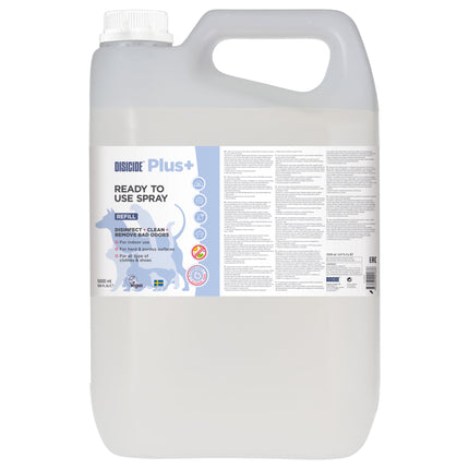 Disicide Plus+ Ready To Use Spray Refill - cleaning and disinfecting solution for surfaces, eliminating unpleasant odors