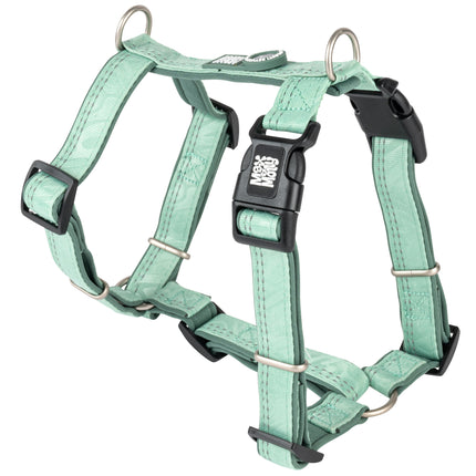 Max&Molly Comfort Harness Matrix 2.0 Jade - soft harness for dogs, with QR identifier and adjustable fit