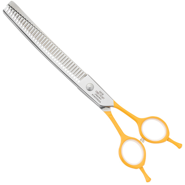 Geib Crab Curved Chunker Level 1 7.5 - 7.5 inch single-sided curved thinning shears, 35 teeth