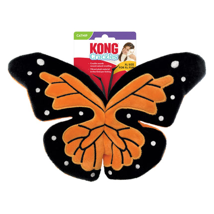 KONG Crackles Flutterz - crinkly toy for cats, butterfly with catnip