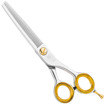 P&W Spartan Men Thinning - professional single-sided thinning shears for men, 48 teeth