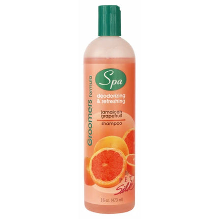 Pet Silk Spa Formula Jamaican Grapefruit Shampoo - deodorizing and refreshing shampoo with a citrus scent, concentrate 1:16