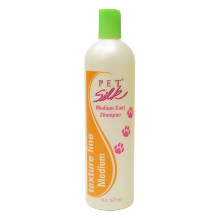 Pet Silk Texturizing Coat Shampoo - texturizing shampoo for dogs and cats with medium and normal fur, concentrate 1:16