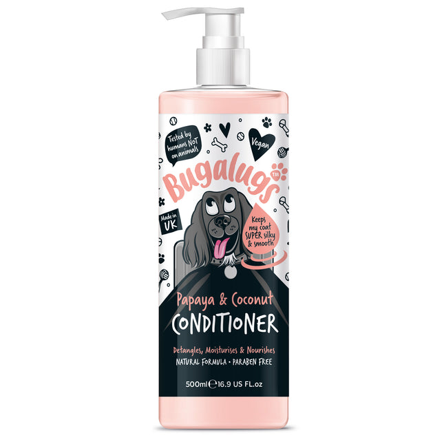 Bugalugs Papaya & Coconut Conditioner - rejuvenating conditioner for dogs, fruity