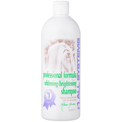 1 All Systems Professional Formula Whitening Shampoo - shampoo that removes discoloration from all fur