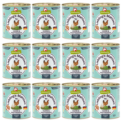 GranataPet Chicken & Parsnips - grain-free wet dog food, chicken with parsnips