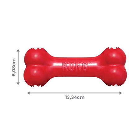 KONG Goodie Bone - red rubber bone for dogs, chew toy