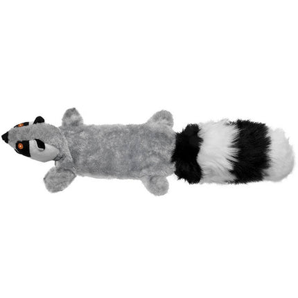 Record Raccoon Dog Toy - crinkly dog toy, raccoon with squeaker