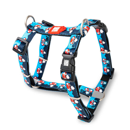 Max&Molly H - Harness Frenzy the Shark - colorful harness for dogs and puppies, adjustable