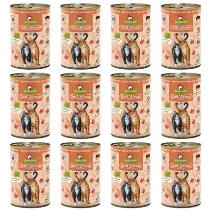 GranataPet DeliCatessen Veal & Coney - grain-free wet food for cats, veal and rabbit