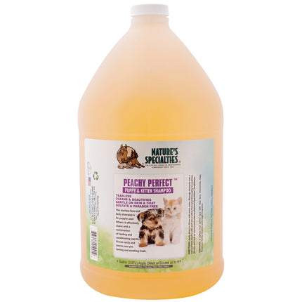 Nature's Specialties Peachy Perfect Shampoo - gentle, tear-free shampoo for kittens and puppies, concentrate 1:6