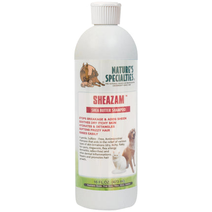 Nature's Specialties Sheazam Shampoo - Soothing - Regenerating Shampoo for Dogs and Cats, Concentrate 1:8